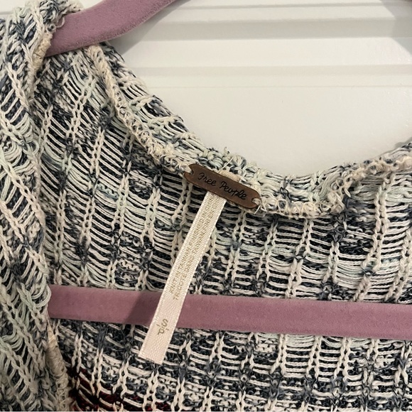 Free People Americana Long Cardigan with hood - Picture 5 of 8